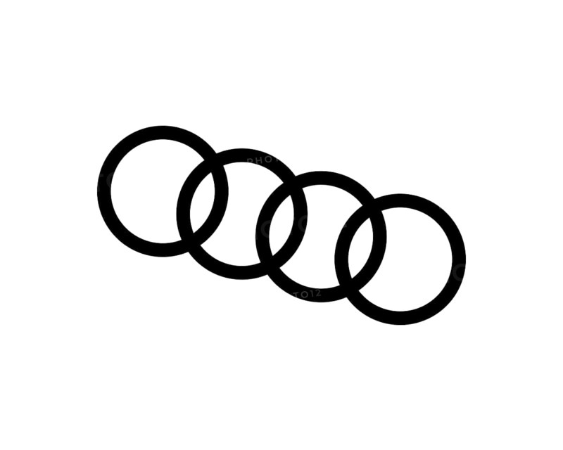 Audi, rotated logo