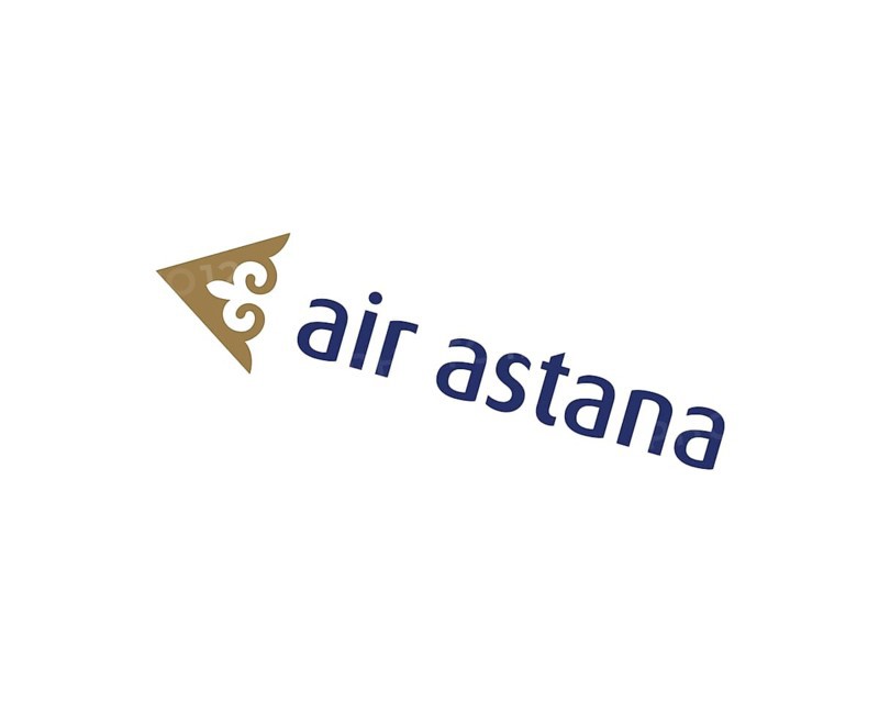Air Astana, rotated logo