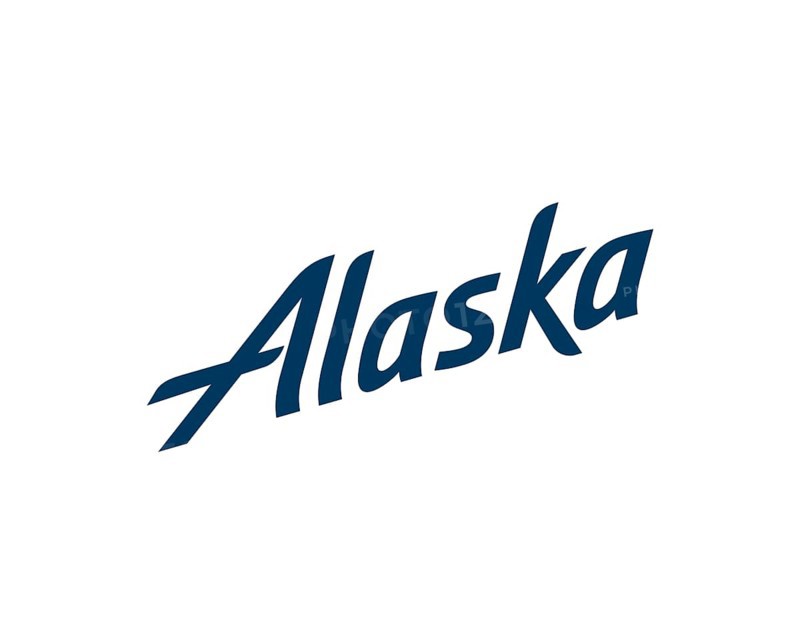 Alaska Airline, rotated logo