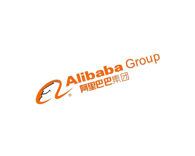 Alibaba Group, rotated logo