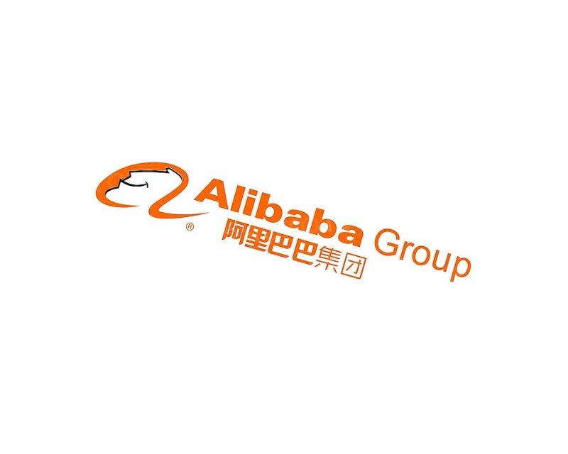 Alibaba Group, rotated logo