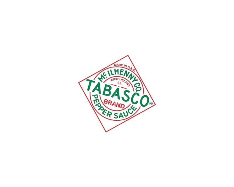 Tabasco sauce, rotated logo