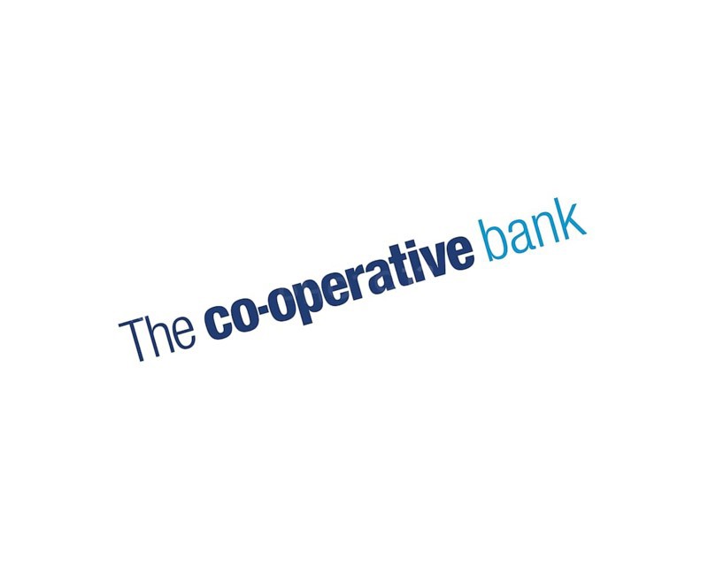 The Co operative bank, rotated logo