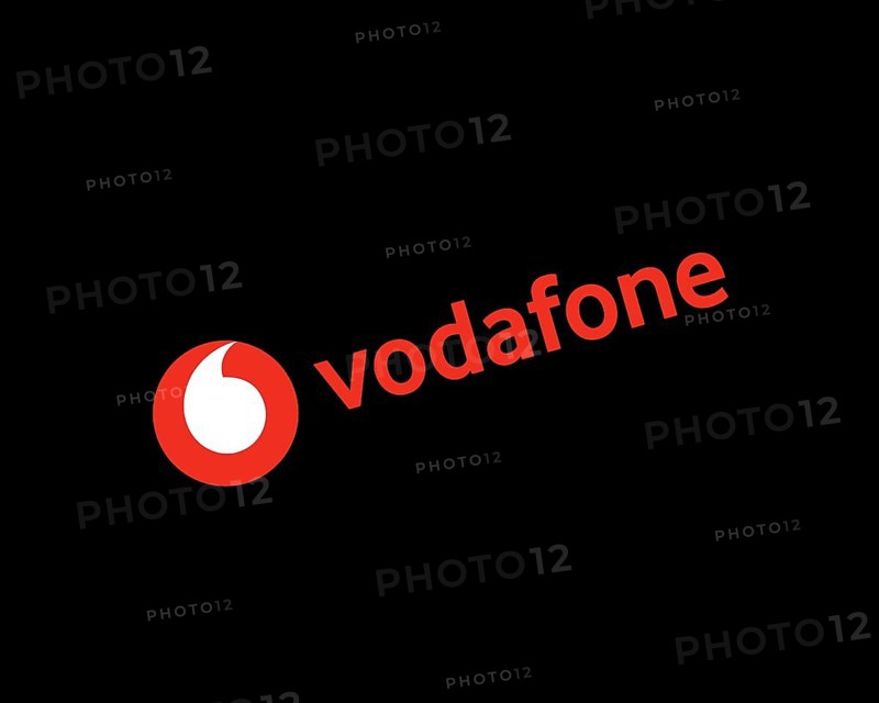 Vodafone Automotive, rotated logo