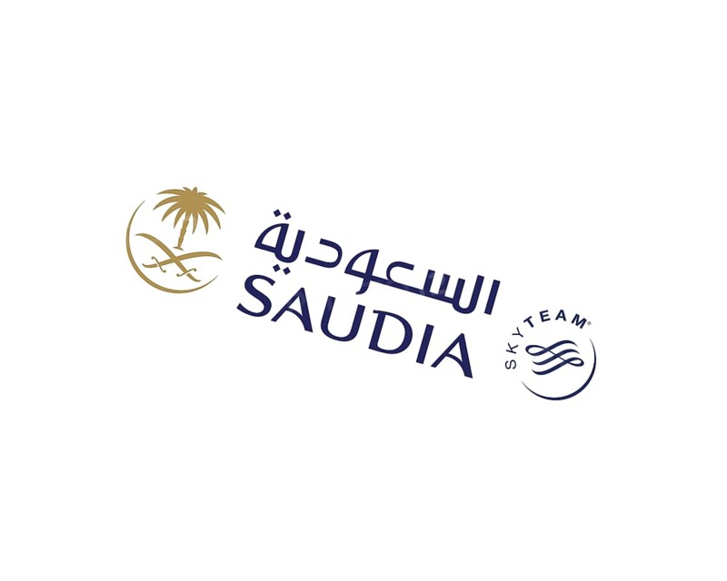 Saudia, rotated logo