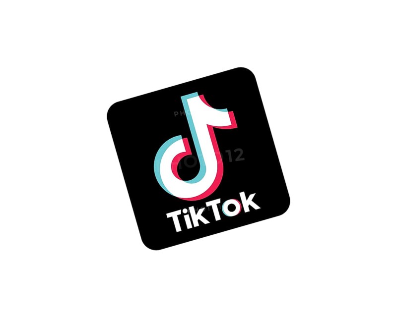 TikTok, rotated logo
