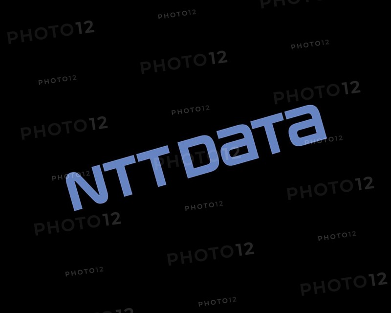 NTT Data, rotated logo