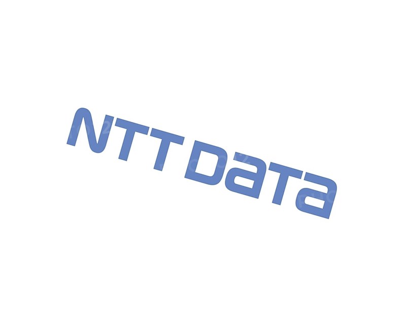 NTT Data, rotated logo
