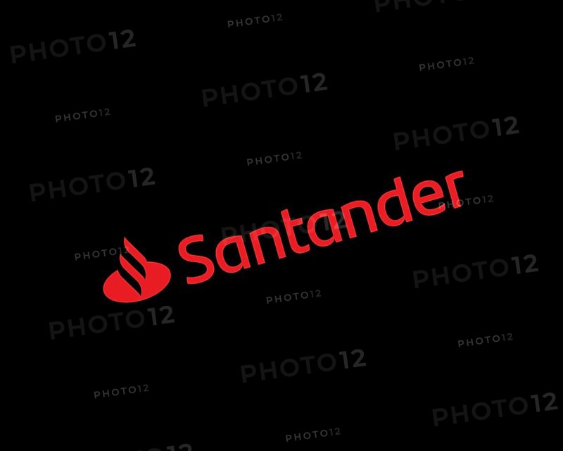 Santander Bank, rotated logo