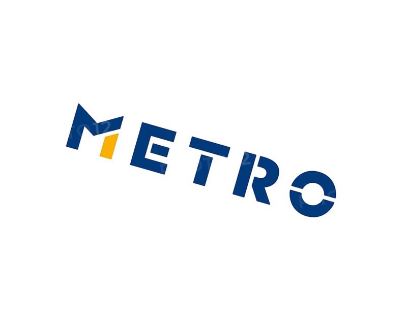 Metro AG, rotated logo