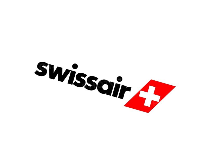 Swissair, rotated logo