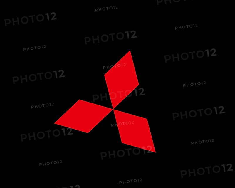 Mitsubishi, rotated logo