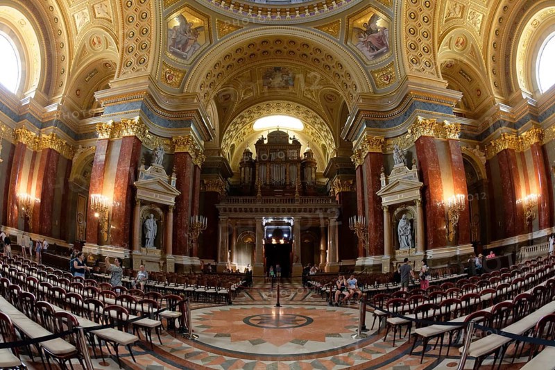 St Stephen's Basilica, interior view
