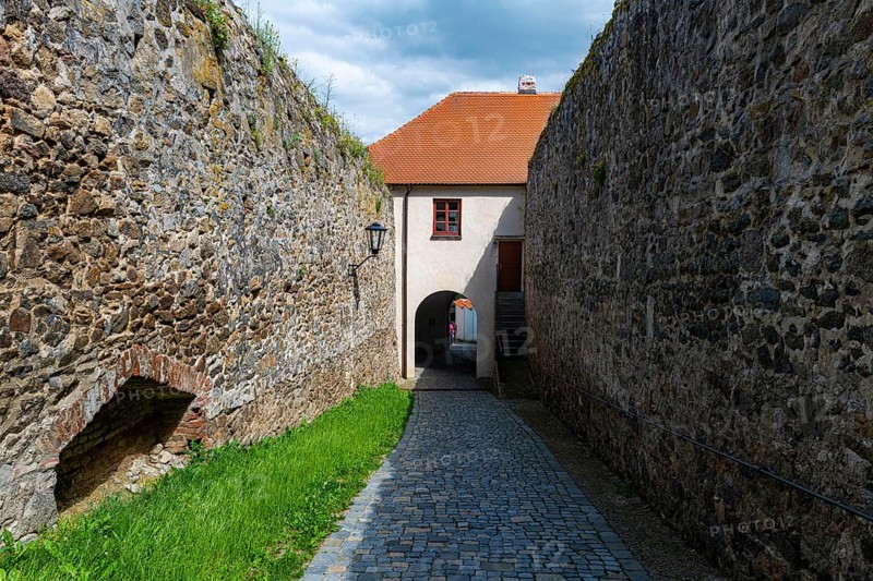 Unesco site Jewish Quarter and St Procopius' Basilica in Trebic, Czech Republic