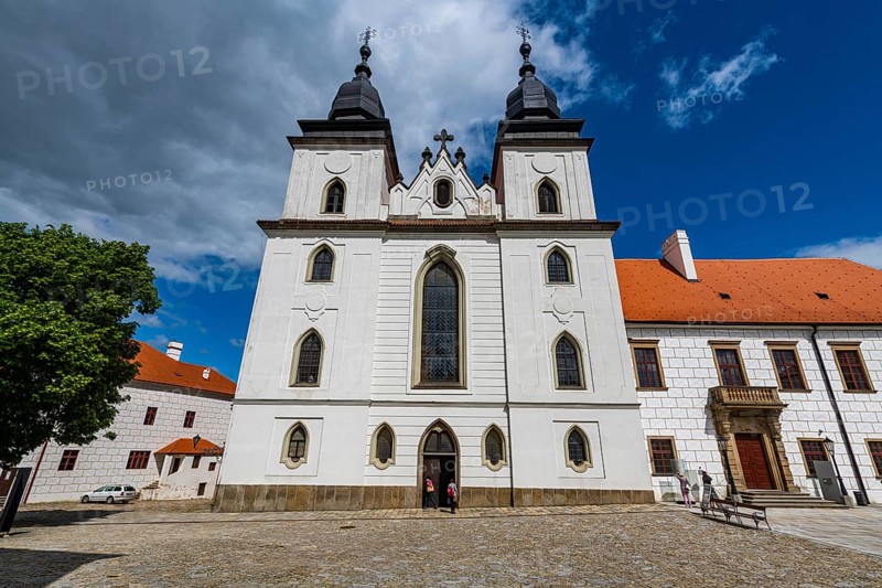 Unesco site Jewish Quarter and St Procopius' Basilica in Trebic, Czech Republic