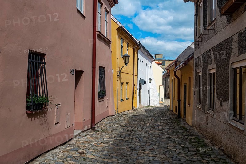 Unesco site Jewish Quarter and St Procopius' Basilica in Trebic, Czech Republic