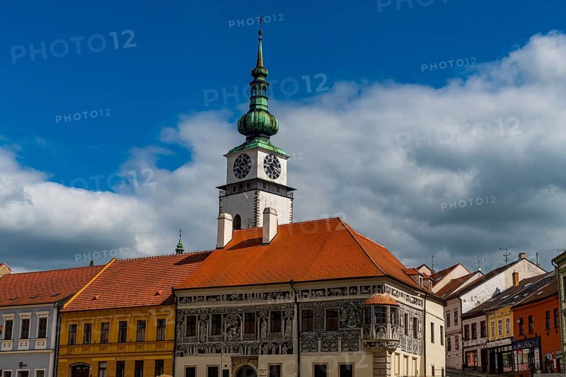 Unesco site Jewish Quarter and St Procopius' Basilica in Trebic, Czech Republic