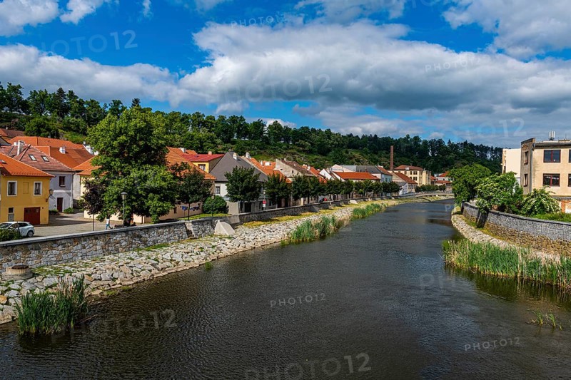 Unesco site Jewish Quarter and St Procopius' Basilica in Trebic, Czech Republic
