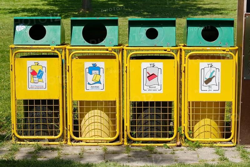 Container for waste separation, Hagnau
