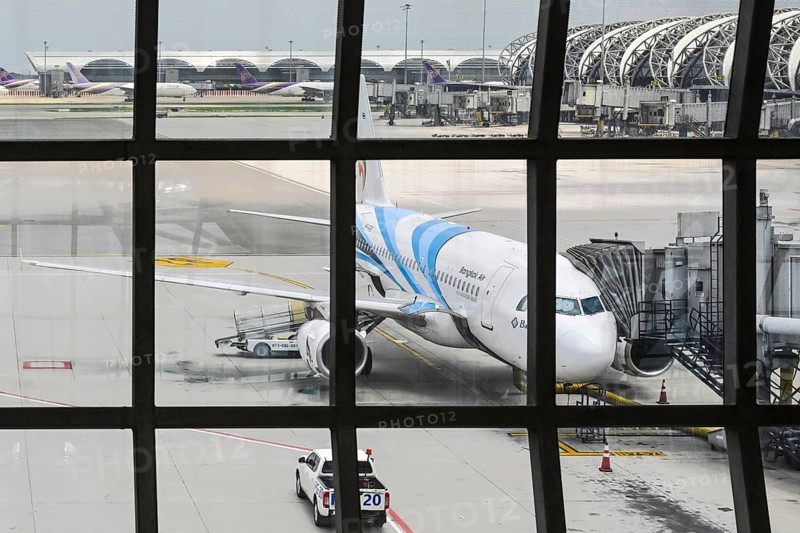 Suvarnabhumi Airport Aircraft Bangkok Airways, Airbus A319-100