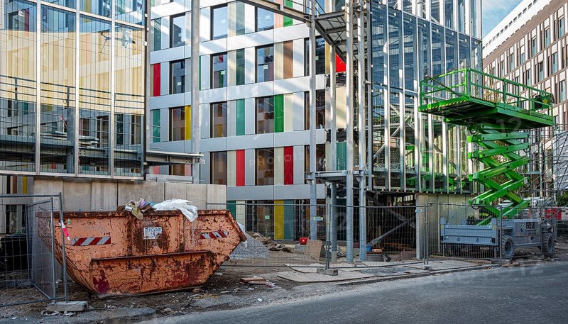 Construction site at Kapelle Ufer, Berlin