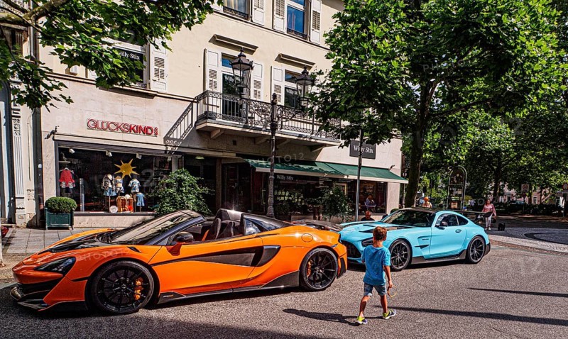 Contrast, Maserati and Mercedes