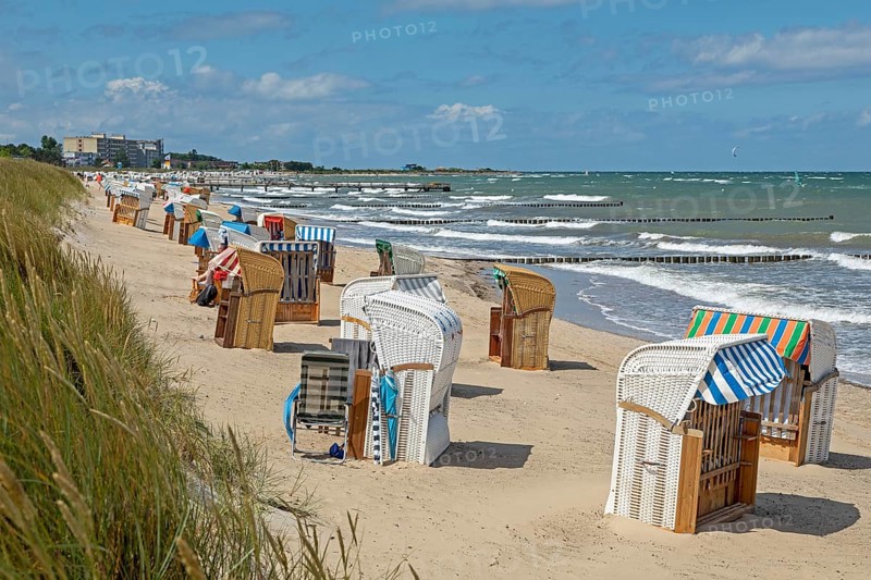 Beach, beach chairs