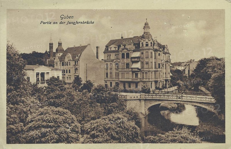 Guben, part at the Jungfernbruecke
