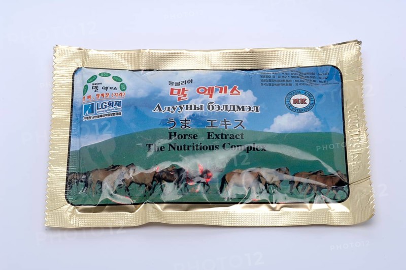 Horse meat stock, stock extract