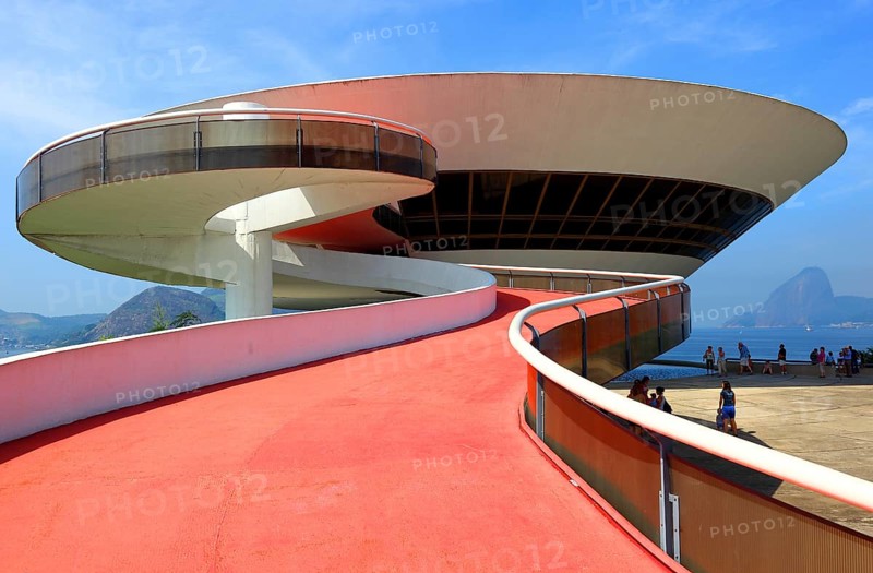 Museu de Arte Contemporanea de Niteroi, Museum of Contemporary Art in Niteroi in close proximity to Rio de Janeiro