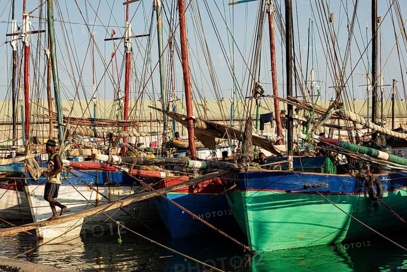 Fishing boats, old harbour