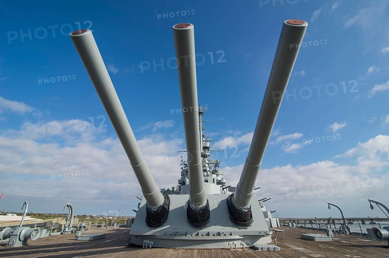 Warship USS Alabama, in the USS Alabama Battleship Memorial Park