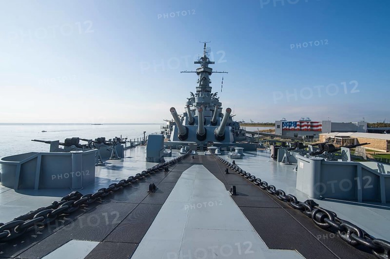 Warship USS Alabama, in the USS Alabama Battleship Memorial Park