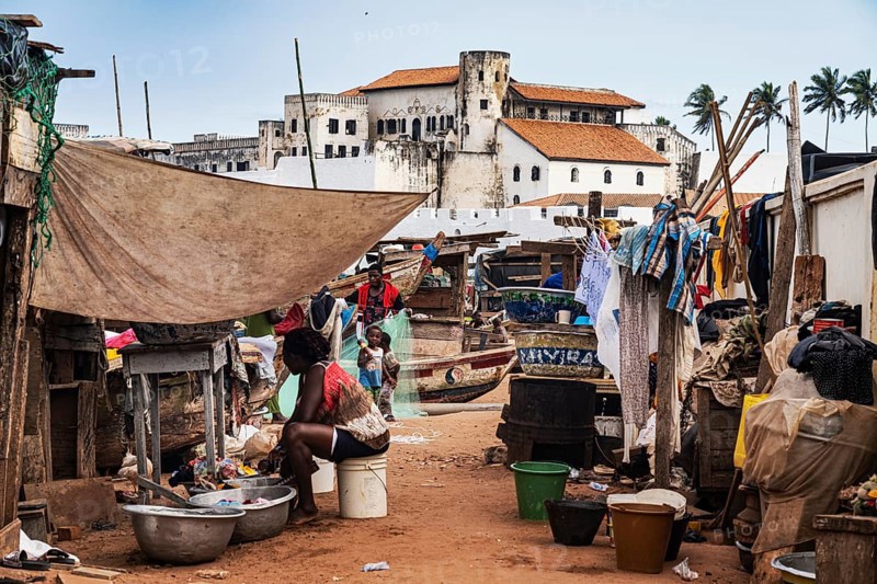 Village life, slum
