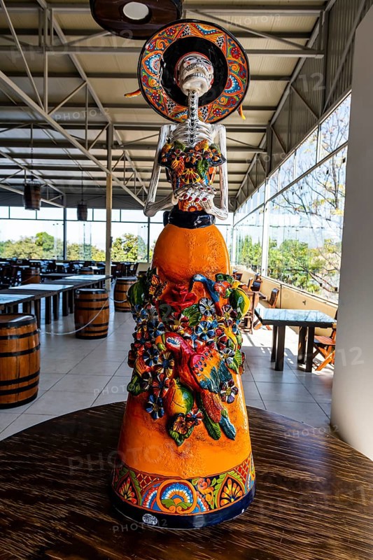 Tequila woman statue, Tequila Factory La Cofradia