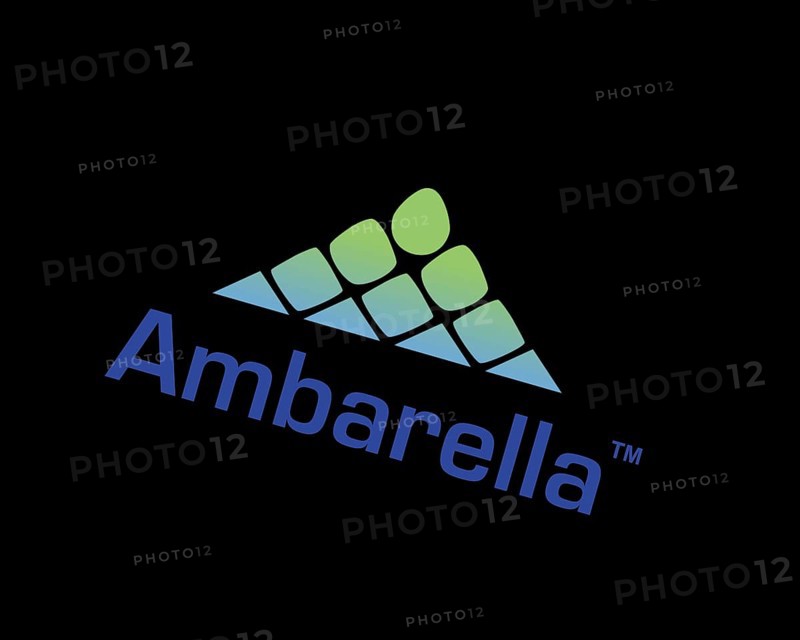 Ambarella Inc. rotated logo, black background B