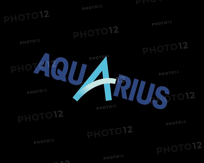 Aquarius Beverage Company, Rotated Logo