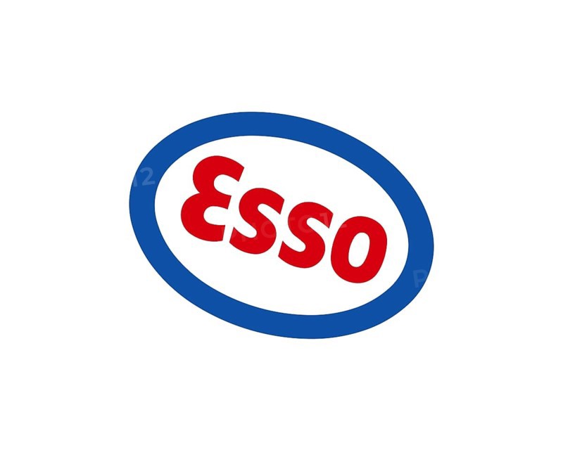 Esso, rotated logo