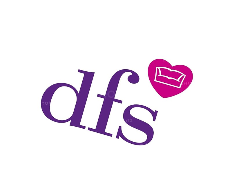 DFS Furniture, rotated logo