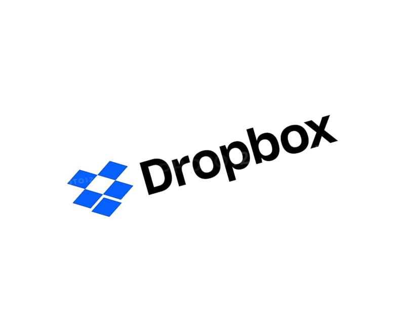 Dropbox service, rotated logo