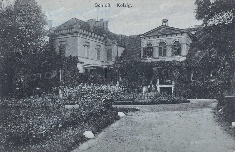 Kolzig Castle, village in the Powiat Nowosolski of the Voivodship Lebus in Poland