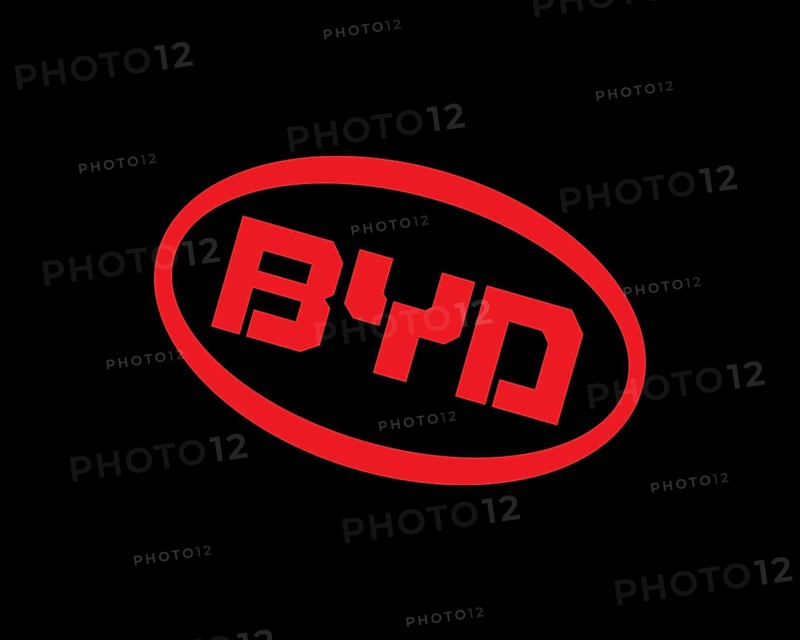 BYD Company, rotated logo