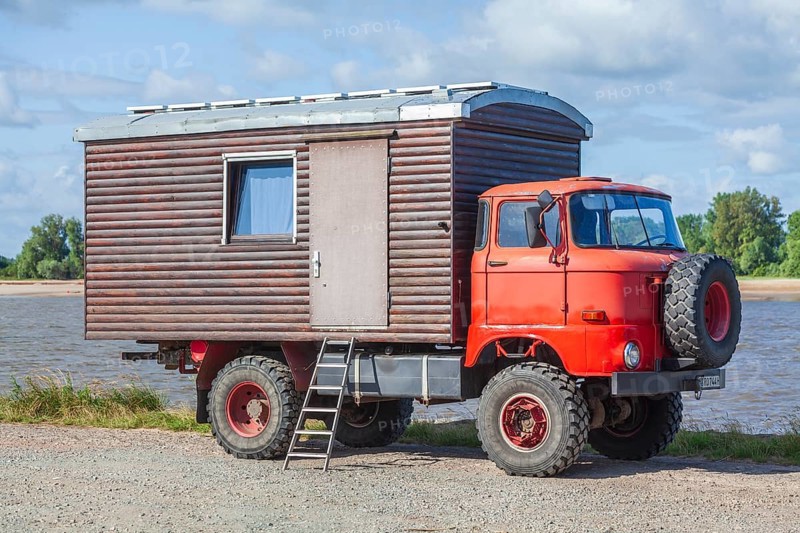 IFA W50 truck converted as a camper, classic car