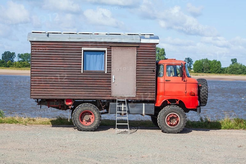 IFA W50 truck converted as a camper, classic car
