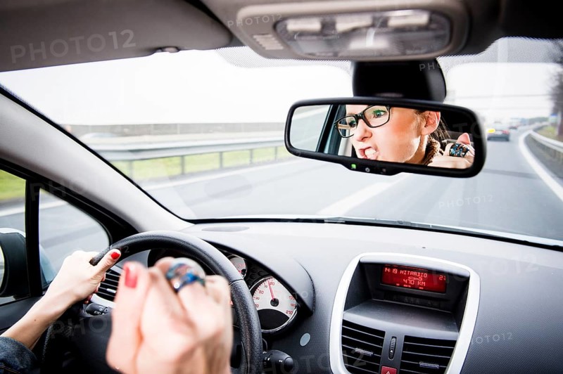 Motorist gets annoyed,