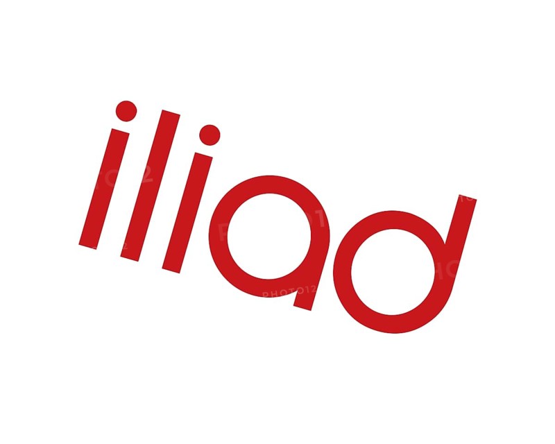 Iliad SA, rotated logo