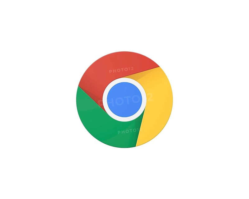 Google Chrome, rotated logo