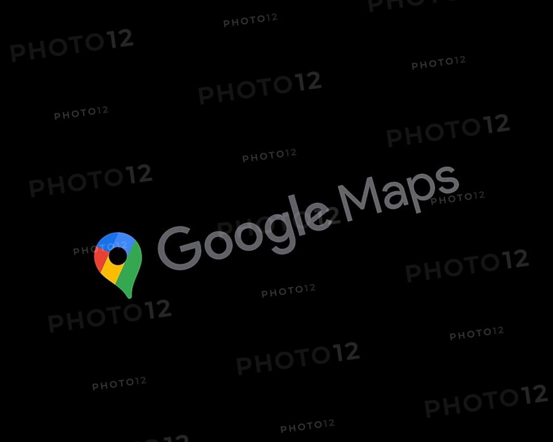 Google Maps, rotated logo