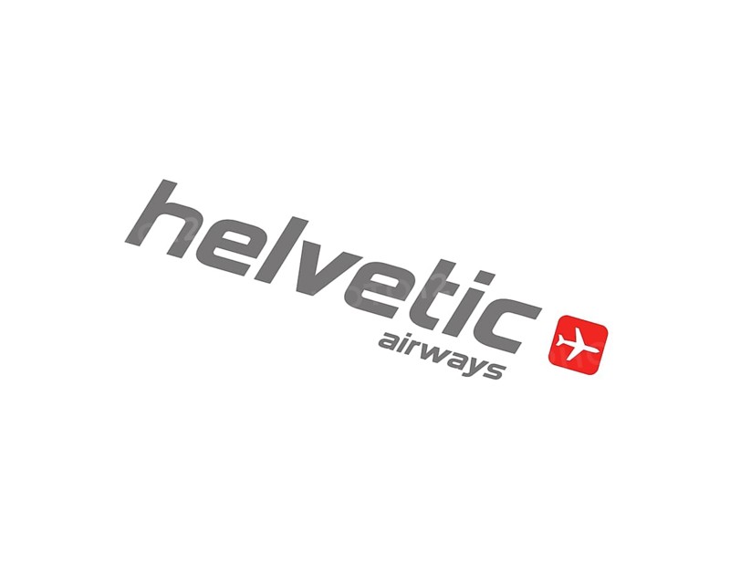 Helvetic Airways, rotated logo