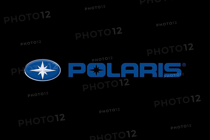 Polaris Inc. logo, black background